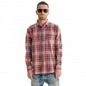 Рубашка Cheap Monday Neo Blue Red Beige Рубашка Cheap Monday Neo Blue Red Beige